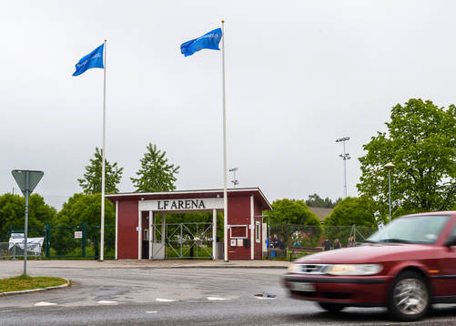 Regn i luften vid LF Arena