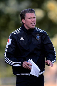 Ängelholms tränare Christian Järdler