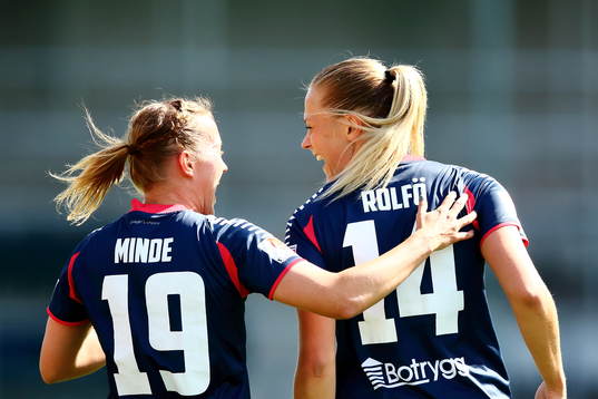 Linköpings Kristine Minde och Linköpings Fridolina Rolfö