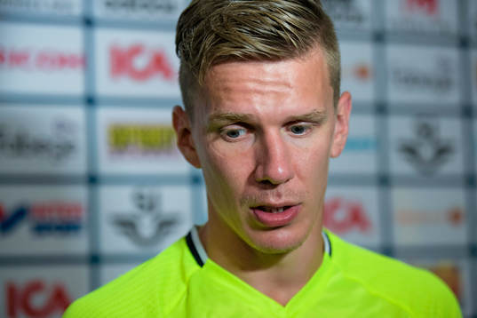 Sveriges Pontus Wernbloom på Sveriges fotbollslandslags