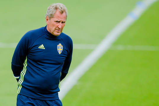 Sveriges förbundskapten Erik Hamrén