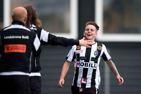 Landskronas Rasmus Alm springer mot tränare Agim Sopi