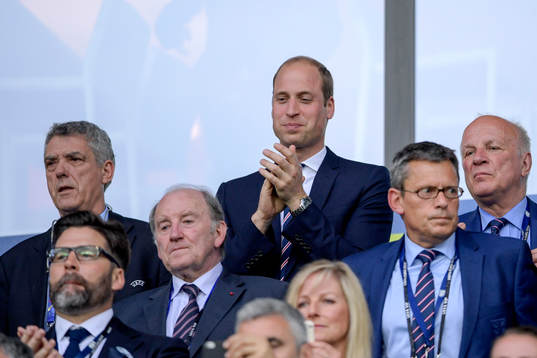 Prins William på läktaren