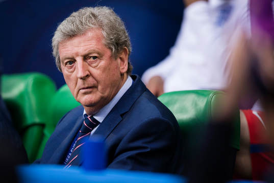 Englands förbundskapten Roy Hodgson i fotbollsmatchen