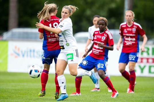 Vittsjös Linda Sällström och Piteås Irma Helin