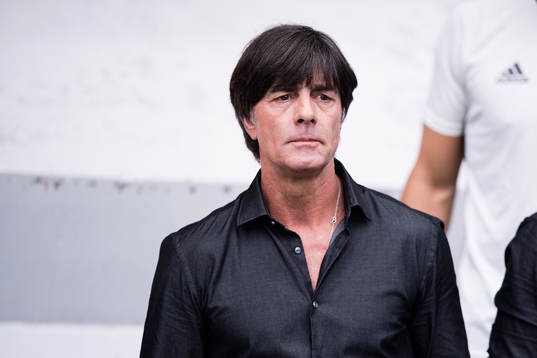 Tysklands förbundskapten Joachim Löw  i fotbollsmatchen