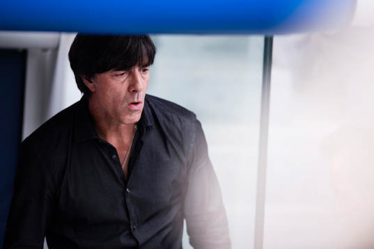 Tysklands förbundskapten Joachim Löw  i fotbollsmatchen