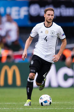 Tysklands Benedikt Höwedes i fotbollsmatchen mellan