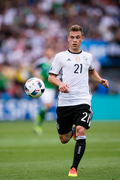 Tysklands Joshua Kimmich  i fotbollsmatchen mellan