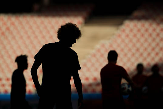 Bläddra bland fler bilder av Fotbolls-EM 2016, dag 12, Belgien, träning och presskonferens