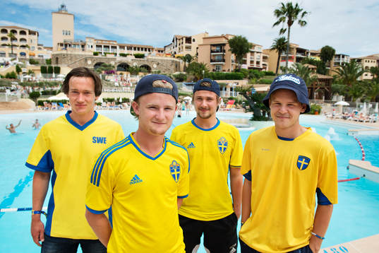 Jonatan Ödman, Mattias Fredriksson, Oskar Melin och Gustav