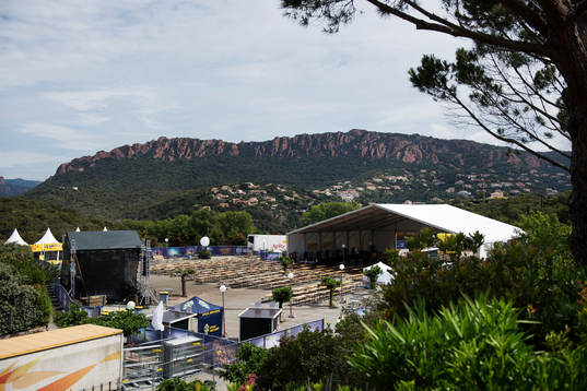 Generell vy över festivalområdet på Camp Sweden