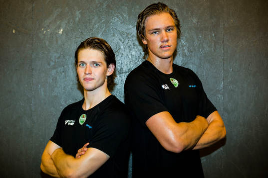 Rögles Philip Magnusson och Gustav Ohlaver