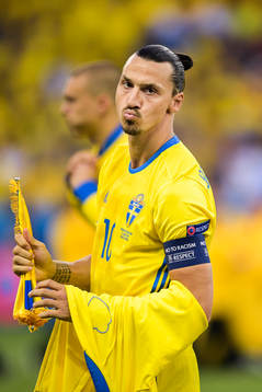 Sveriges Zlatan Ibrahimovic