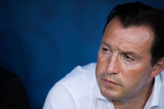 Belgiens förbundskapten Marc Wilmots i fotbollsmatchen