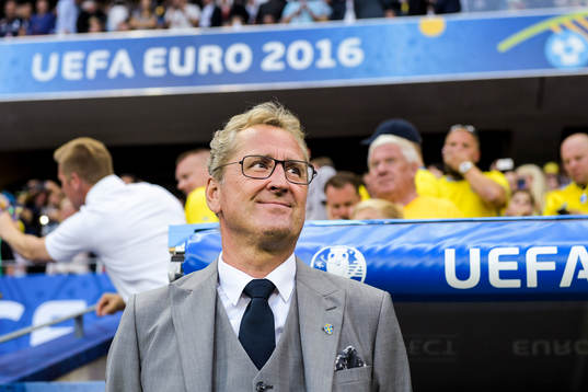 Sveriges förbundskapten Erik Hamrén