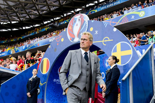 Sveriges förbundskapten Erik Hamrén