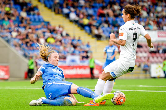 Eskilstunas Louise Quinn bryter anfall från Rosengårds