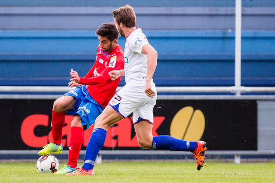 Helsingborgs Mohammed Fahs med bollen