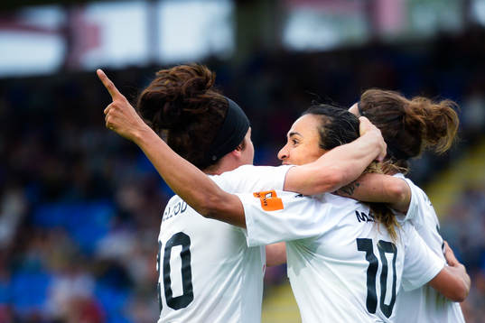 Rosengårds Ella Masar , Marta Viera Da Silva och Natasa