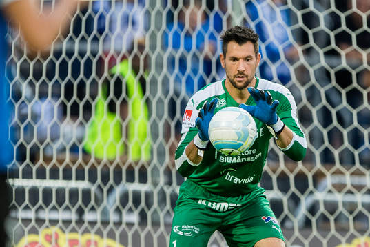 Halmstads målvakt Stojan Lukic