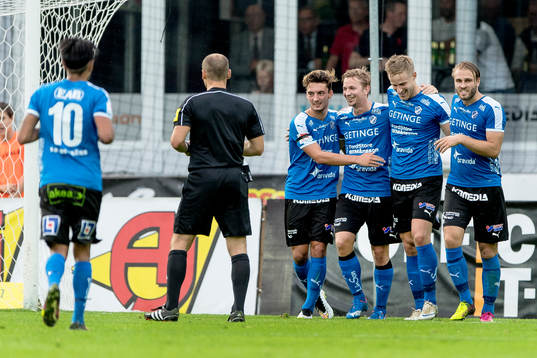 Halmstads Sead Haksabanovic, Fredrik Olsson, Alexander Ruud
