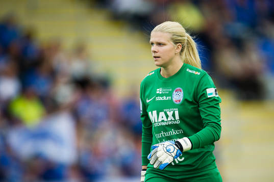 Eskilstunas målvakt Emelie Lundberg
