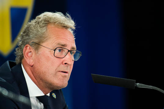 Sveriges förbundskapten Erik Hamrén