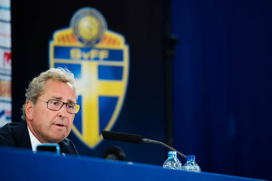 Sveriges förbundskapten Erik Hamrén