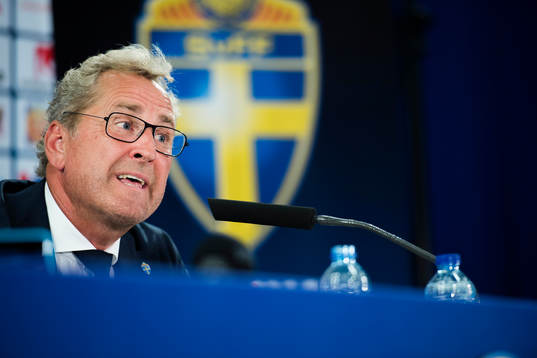 Sveriges förbundskapten Erik Hamrén