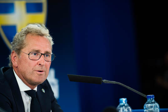 Sveriges förbundskapten Erik Hamrén