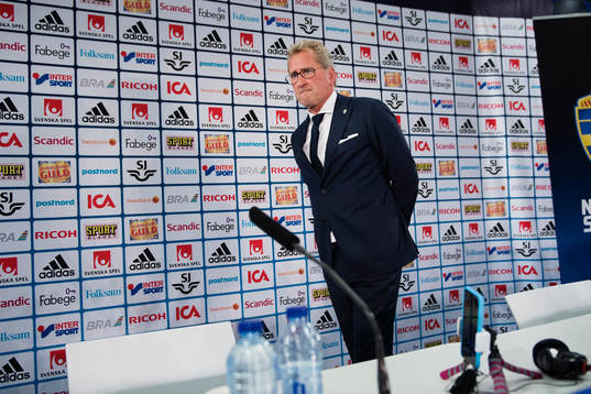 Sveriges förbundskapten Erik Hamrén