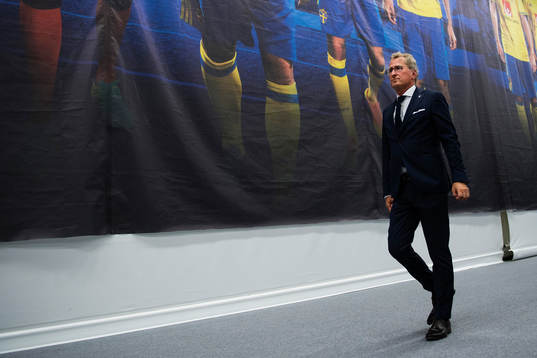 Sveriges förbundskapten Erik Hamrén