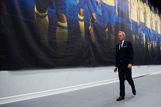 Sveriges förbundskapten Erik Hamrén