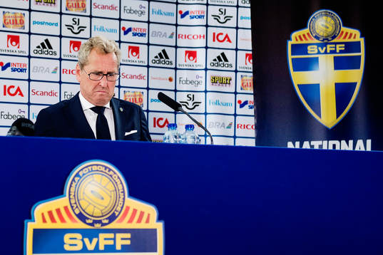 Sveriges förbundskapten Erik Hamrén