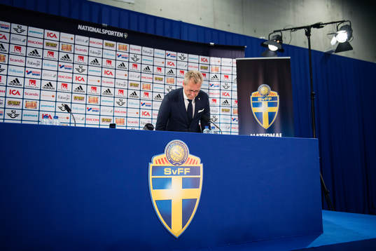 Sveriges förbundskapten Erik Hamrén