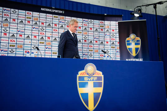 Sveriges förbundskapten Erik Hamrén