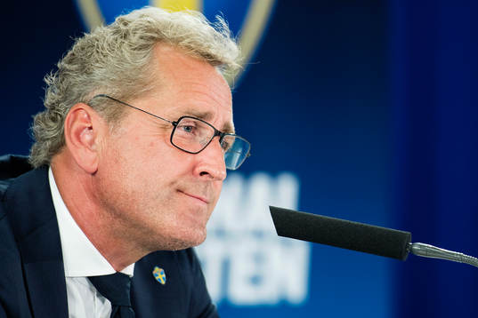 Sveriges förbundskapten Erik Hamrén