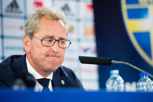Sveriges förbundskapten Erik Hamrén