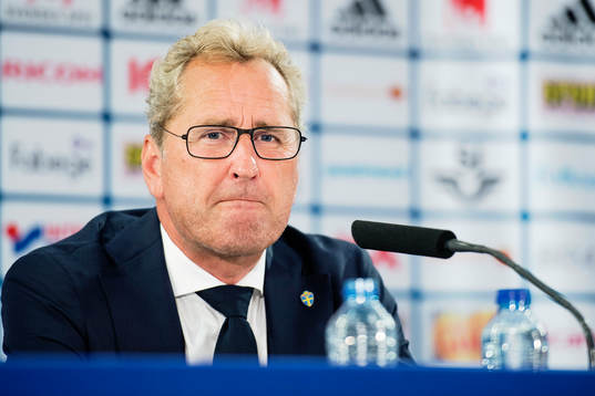 Sveriges förbundskapten Erik Hamrén