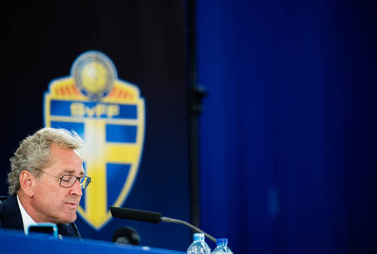 Sveriges förbundskapten Erik Hamrén