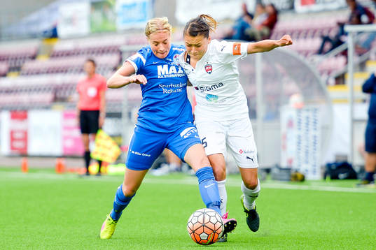 Eskilstunas Annica Svensson och Rosengårds Alexandra Lowe