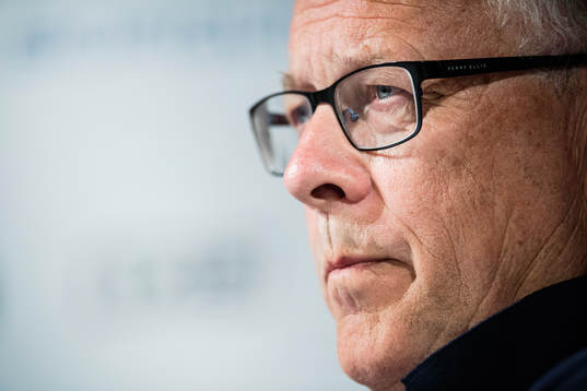 Islands förbundskapten Lars Lagerbäck