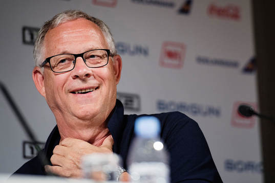 Islands förbundskapten Lars Lagerbäck