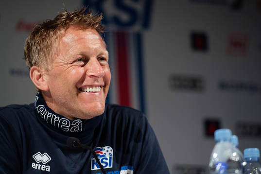 Islands förbundskapten Heimir Hallgrimsson