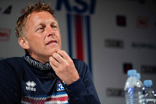 Islands förbundskapten Heimir Hallgrimsson