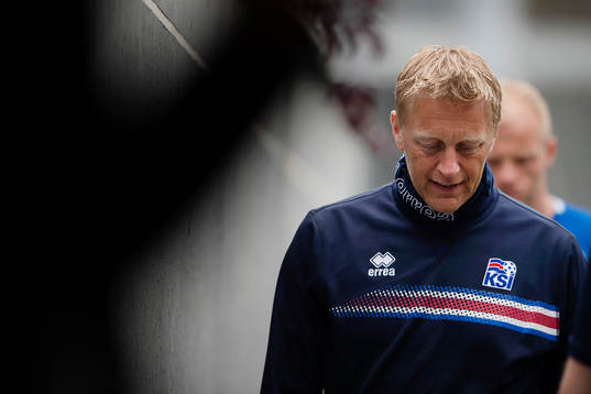 Islands förbundskapten Heimir Hallgrimsson
