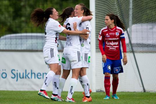 Piteås Lena Blomkvist, Josefin Johansson och Felicia