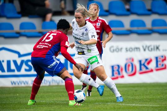 Vittsjös Josephine Chukwunonye möter Piteås Irma Helin