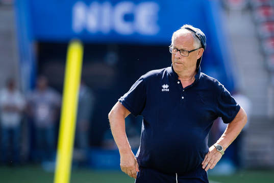förbundskapten Lars Lagerbäck  på Islands